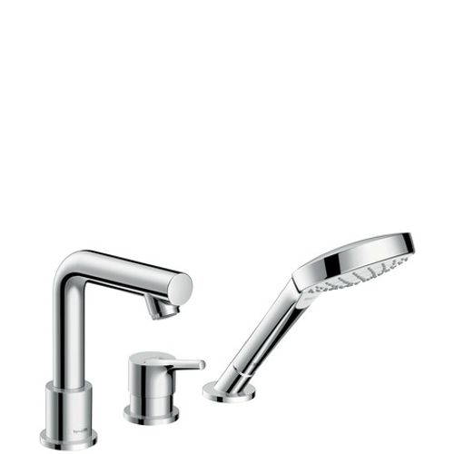 Hansgrohe-HG-3-Loch-Wannenmischer-Talis-S-F-Set-chrom-Wannenrandmontage-72416000 gallery number 1